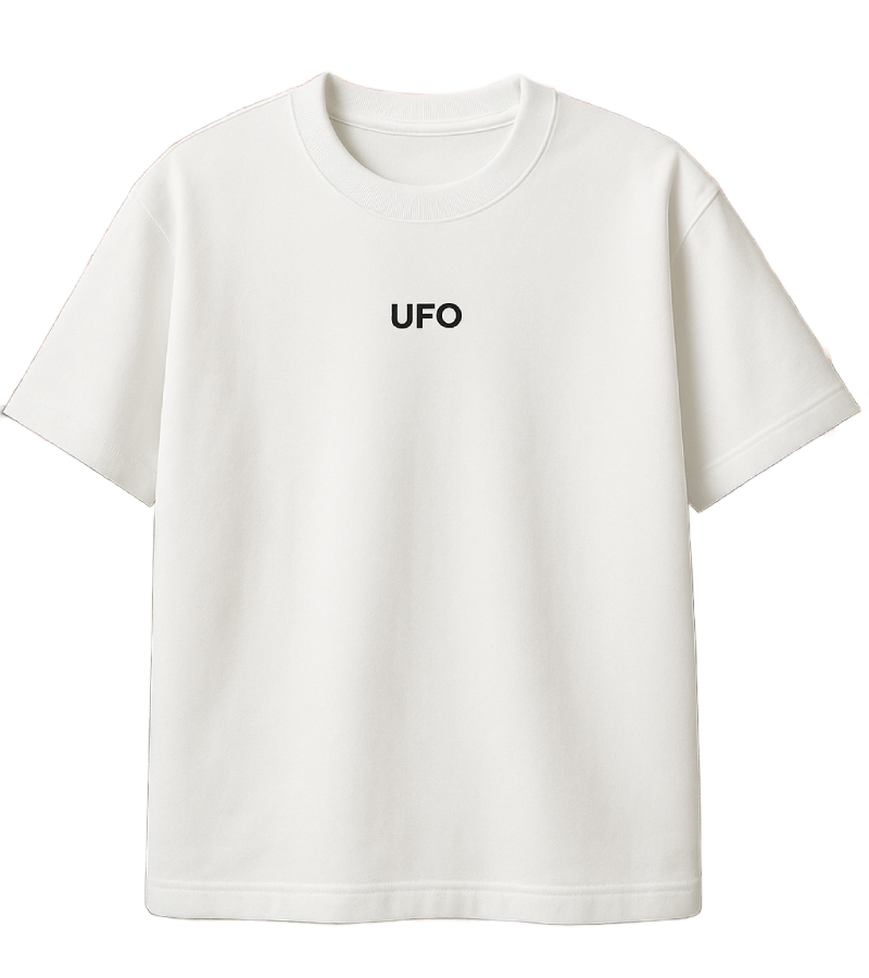 UFO White Logo T-shirt